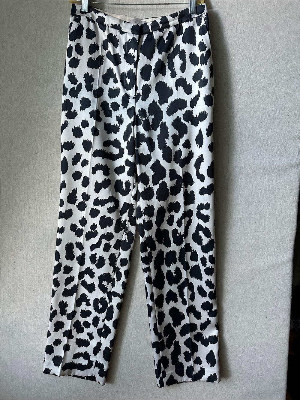 H&M Black & White Animal Print Pull-On Pants - Picture 1 of 5